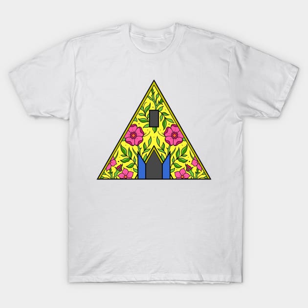 Flower Temple T-Shirt by Creative Terror